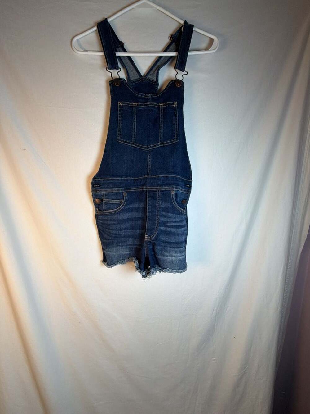 American Eagle Outfitters Denim Overalls Shorts Size 6